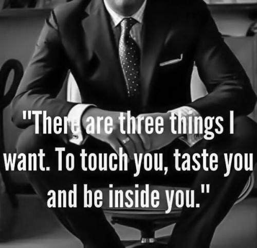 Well, if you were to ask me that while wearing a suit and tie, then I’d eagerly give you all three with no hesitation