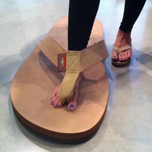 Flip flop Friday&hellip;Her new spanking sandal.