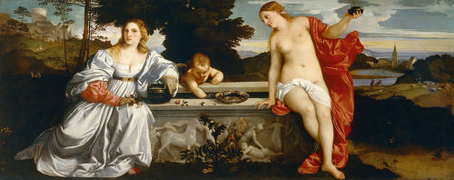 “Sacred and profane love” by Titian, 1514