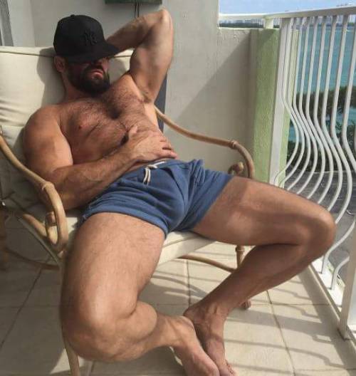 A sleeping Alpha. It’d be bad to wake him from his slumber. If he’s woken, he will take pleasure in raping the fag boy that had the balls to wake him.