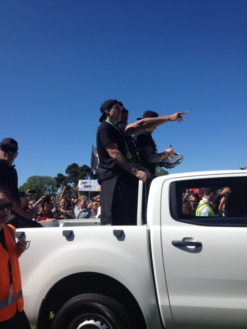 All Blacks Parade in Christchurch
