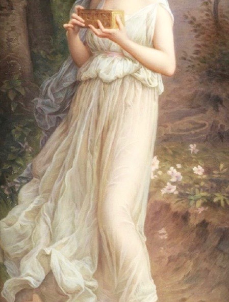 nature-and-culture:Pandora, by Charles Amable Lenoir (1860-1926)via paintingdetail