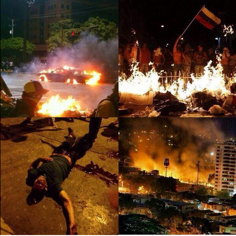 riotsandrhymes:Help! Venezuela has Become a war zone. The government and its armed groups, the army 