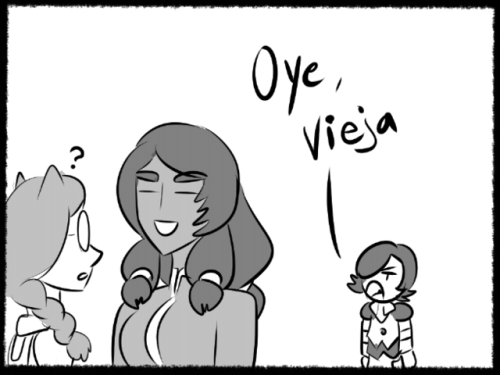 there’s an old spanish saying that basically means “children are not human”featuring @desichan  ‘s K