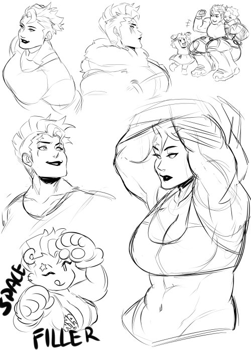 brideake:zarya warm up draws