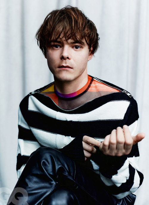 that-thing-that-feeling:Charlie Heaton for British GQ photographed by Ethan Hart