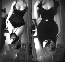 voxamberlynn:  felinavoncrop:  felinavoncrop:  What I wore last night.  the notes on this are insane  After Penny, i’ve got to invest in a nice corset.. so i can have a waist like this.