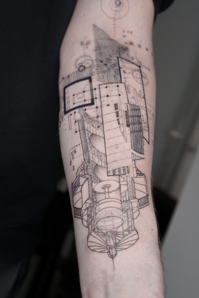 Blueprint Tattoo Studio - A fun Santa Cruz Road Slasher piece on the side  of the leg. | Facebook