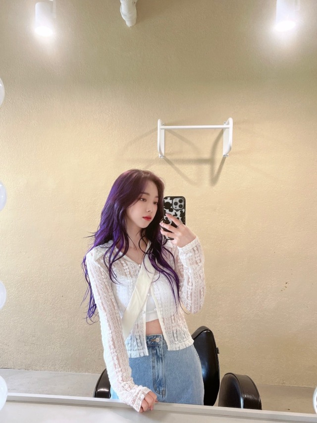 [TWITTER] 220428 aespa_official: 💜💟👾😈🦄🍇