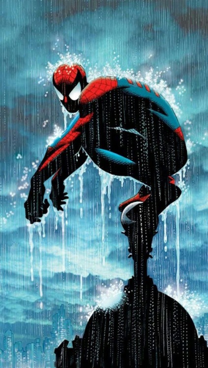 ungoliantschilde:some heroes in the rain, by John Romita, Jr.