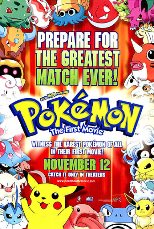 oldwebsurfing:  Advertisement for Pokémon The First Movie - Mewtwo strikes backFound at www.pokemonmovie.com