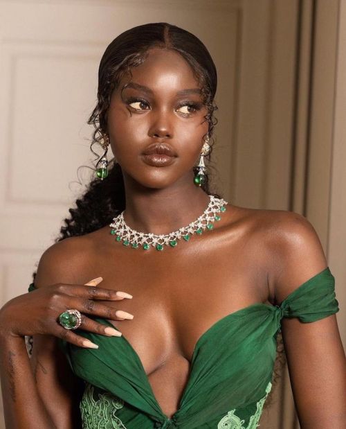 themakeupbrush: Adut Akech at the 2022 Met Gala