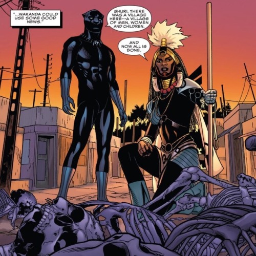 klawsofwakanda: T'Challa and Shuri in Black Panther #18, out today in print and digital. Pretty good