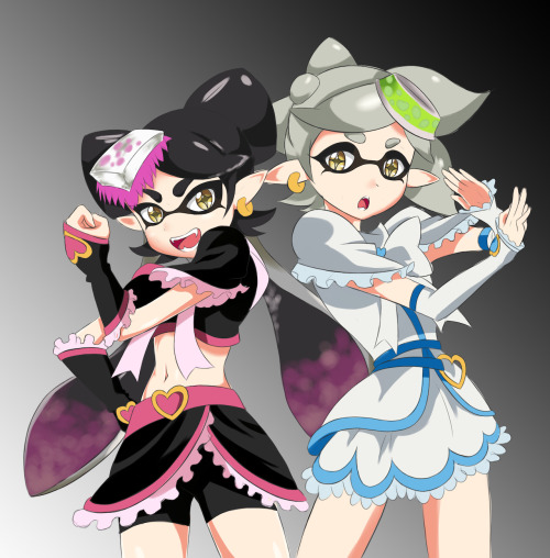 akunohomu:  Squid Sisters by ナッツ20 adult photos