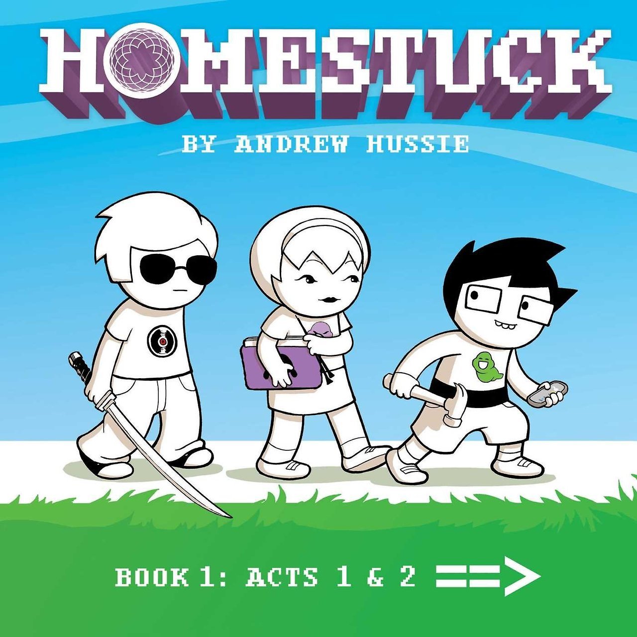 kaylaserket: Images from the first Homestuck book.  Second book 