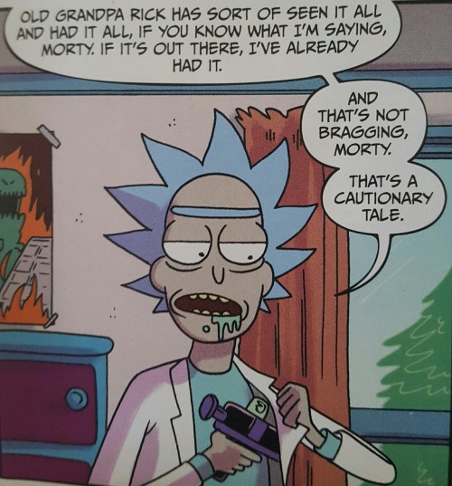 comic-rick-pics:  Pan·sex·u·al  panˈsekSH(əw)əl/  adjective 1. not limited in sexual choice with regard to biological sex, gender, or gender identity.  noun 1. a pansexual person (RICK SANCHEZ)  We love that you love it all, Rick. 