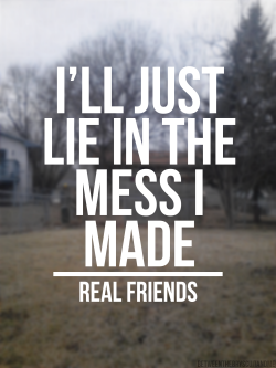 svnbathr:  Real Friends // Floorboards Edit