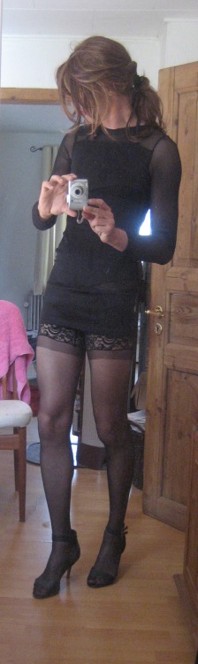 tinacrossdresser:  This is me - Tina. First year crossdresser. Hope you like… more to come.  