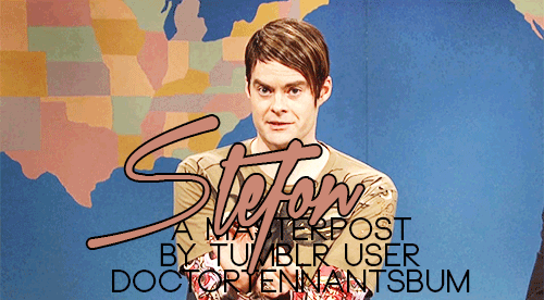 kyliesparks27:thepawneesun:A GRAND LIST OF ALL OF STEFON’S APPEARANCES ON SATURDAY