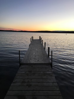 did-you-just-touch-my-butt:  A deserted dock at the end of a beautiful day.
