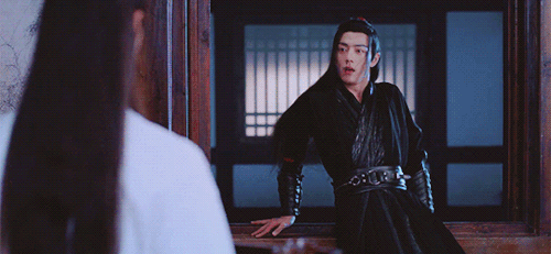 jonryas:Wei Ying + more or less flirting with Lan Zhan