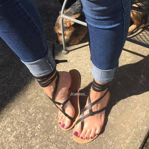 Love these sexy Greece inspired sandals.