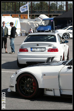 streetshotz:  S2000 &amp; M3 by coffe.dk on Flickr.  e46 M3 stealing my heart 5ever