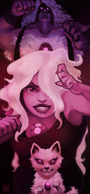 thelukejosef:  Cat Lady.Amethyst is also