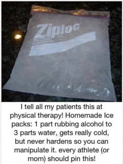 alltypesofillshitson:  Homemade Ice Packs »