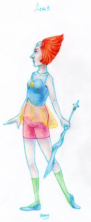 mercurytomato:   Pearl that I had drawn about month ago 