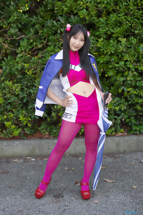 girlwhowearpantyhoseincosplay: Japanese girl Lenfried cosplays as Sugo Grand Prix Campaign Girl from