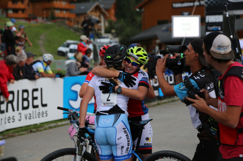 womenscycling: Congratulations after the Eliminator final - by Méribel Tourisme More photos from the