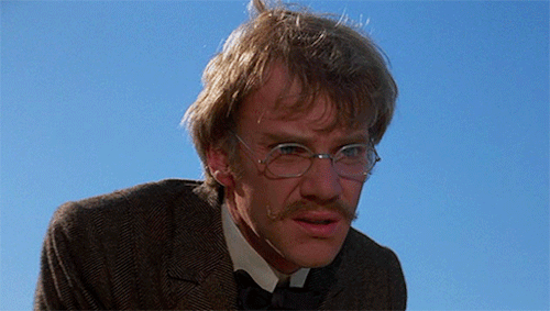 godzillawillsaveus:Who was that?That was a very cute man.Malcolm McDowell as H.G. Wells in Time Afte