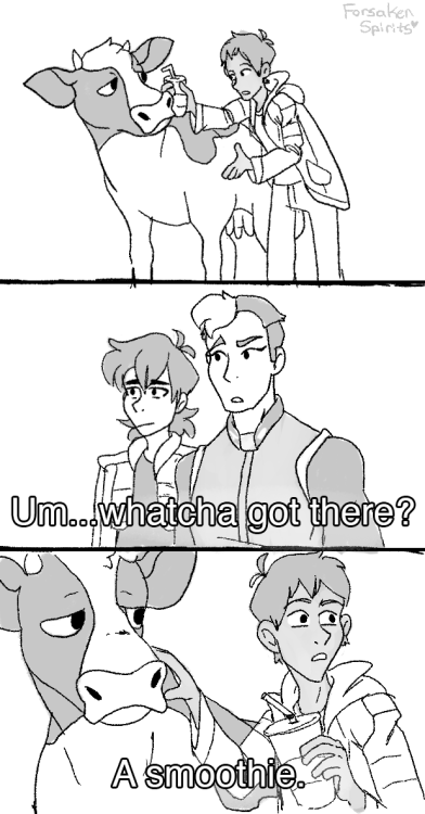 forsakenspiarts:Whatcha got there, Lance.