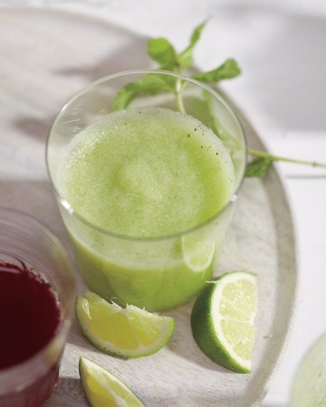 Keep it Cool with these pacifying thirst quenchers: Hibiscus Tea with Lime & Melon, Mint, and Cu