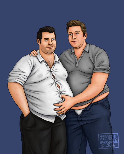 sterekschub: chubeveryone: Did another commission for the lovely @fattdudess!!! Thank you so much yo