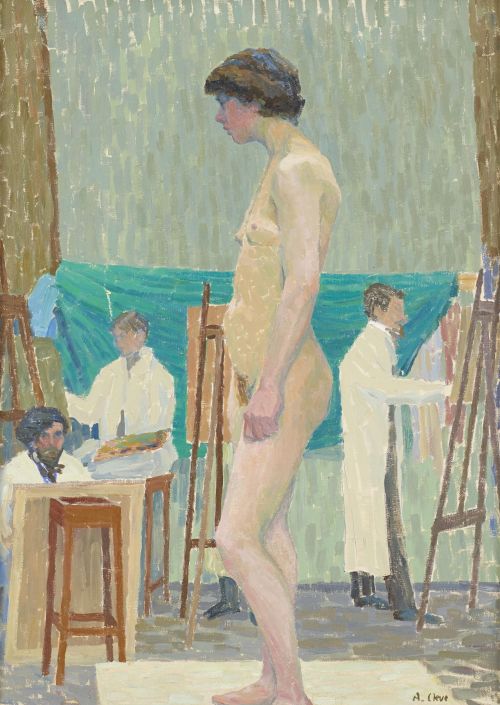 thunderstruck9: Agnes Cleve (Swedish, 1876-1951), Modellen - Valand [Model - Valand Academy, Gothenb