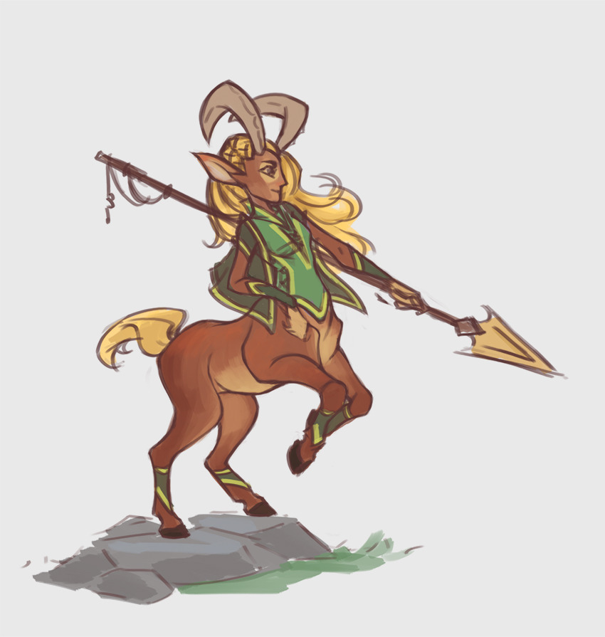 centaur sketch for the character design challenge on fb, let’s see if I can finish it in time or not… ^^