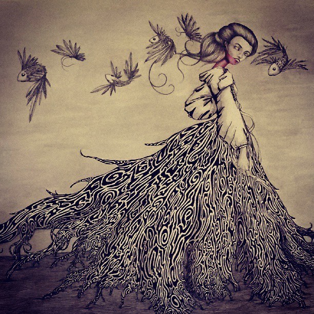 alexporfavor:  Early wishes, the last finished work of #illustration #ilustracion