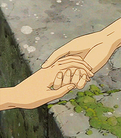 ghibli-gifs:  Studio Ghibli + hands  adult photos