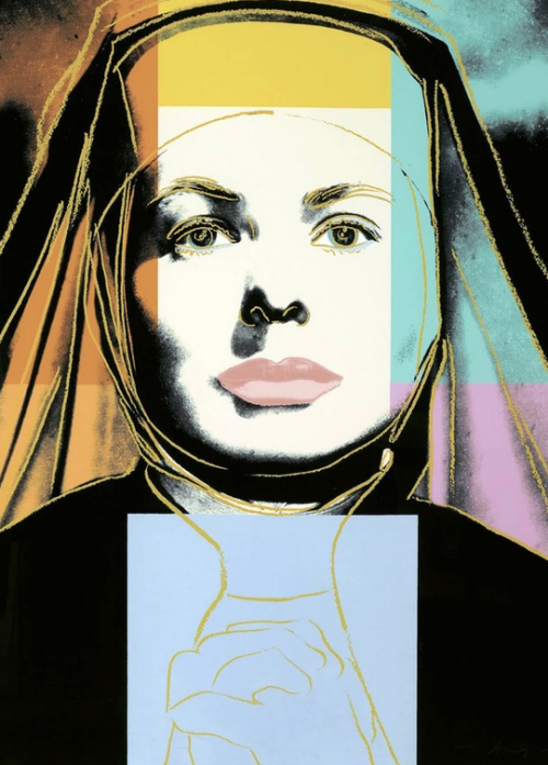 Ingrid as a nun by Andy Warhol!