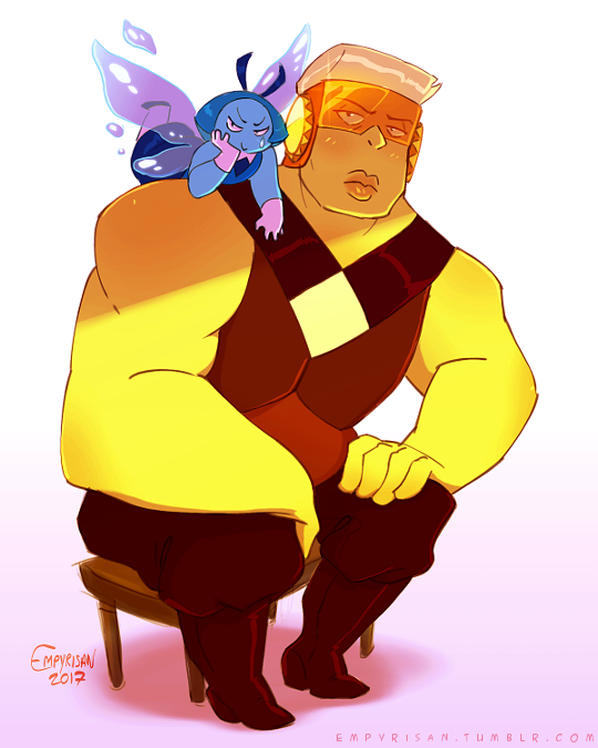 empyrisan:  Aquamarine &amp; Topaz I like Duke Nukem and her bratty Tooth Fairy