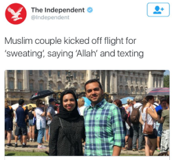 destinyrush:  Nearly everyday we hear stories about Muslim people being escorted off planes for the reasons as stupid as “reading a book”, but then there’s these kind of stories…The difference is the people in the last picture are white and not