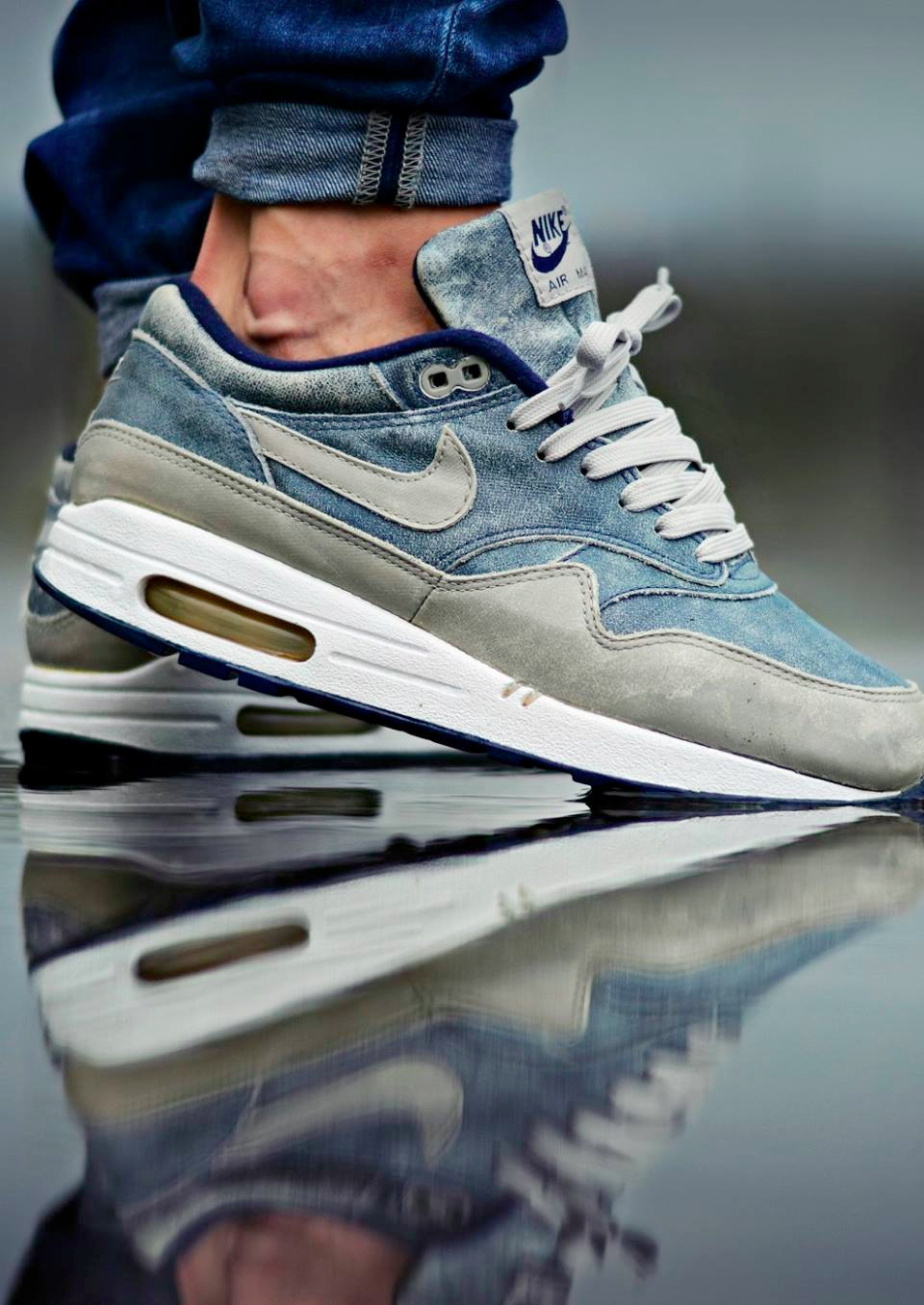 Nike Air Max 1 'Dirty Denim' (by Joel Ulrich) – Sweetsoles – Sneakers,  kicks and trainers.