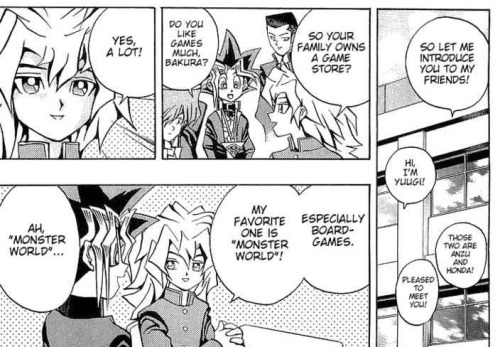 alicethedragonvalkyrie:Where did you hear that Yugi’s family owns a game shop? You just transf