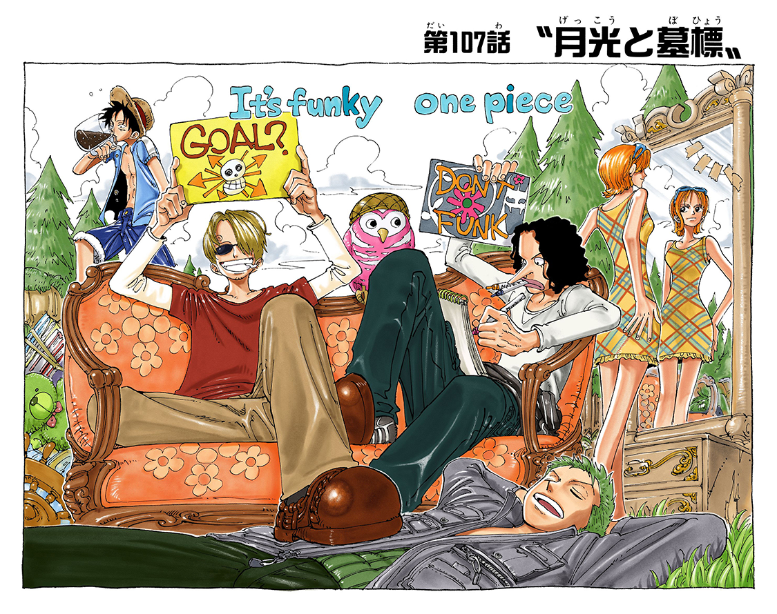 One Piece Archive One Piece Chapter 107 Moonlight And Tombstones