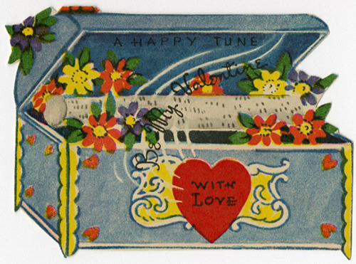 vculibraries:A Happy Tune…With LoveBe My Valentine! This valentine from the Adele Goodman Clark Pape