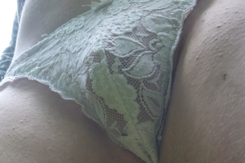 Porn photo I love my white panties.  Do you? 