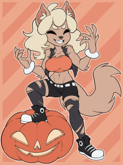 bunnox: And finally Sadie in a finally-seasonal comm upload! Sorry for the spam, just realized I’d been neglecting actually uploading stuff, hahah. OTL Happy Halloween! 