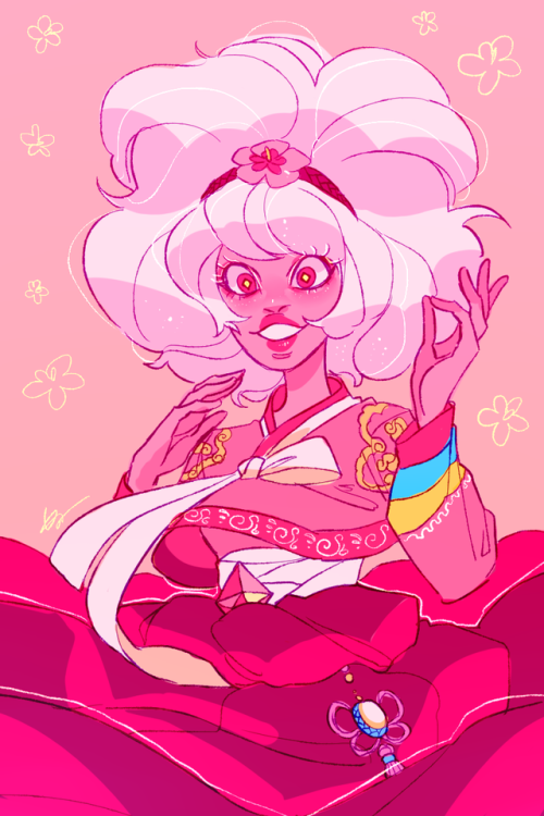 Porn photo purpleorange:  Pink Diamond in Hanbok.(you